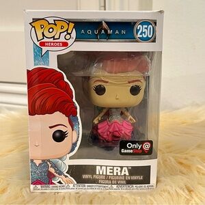 Funko Pop! Mera #250 Aquaman Vinyl Figure GameStop Exclusive